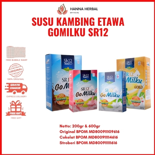 

Susu Kambing Etawa Gomilku SR12 BPOM Halal – Tingkatkan Imun, Baik untuk Maag, Gerd, Nyeri Sendi, Asam Urat, Diabetes, Bantu Nafsu Makan, Tinggi Kalsium, Aman untuk Ibu Hamil