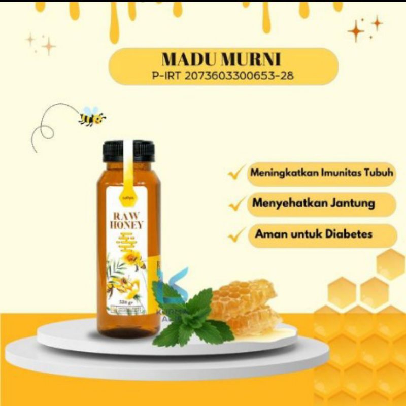 

Madu safiya asli murni 350 GR Raw honey asli