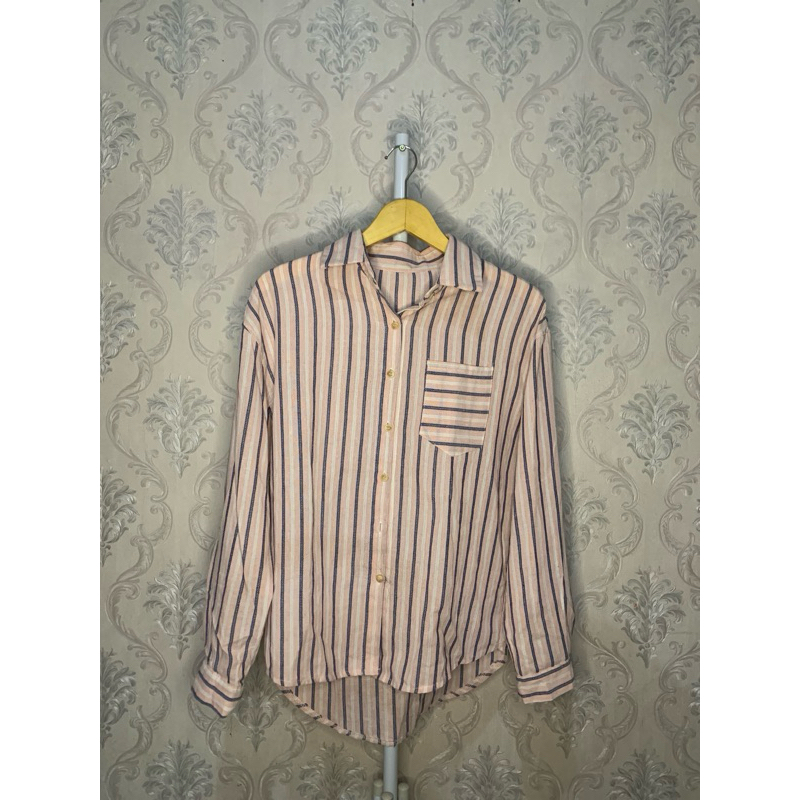 Kemeja Salur (Preloved)