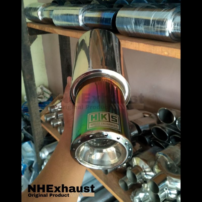 Knalpot Racing HKS Gronel Suara Fullbas