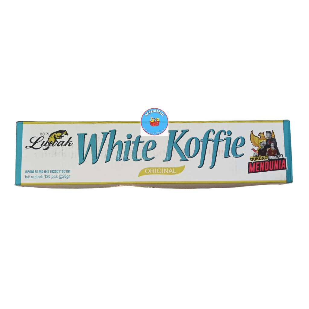 

KOPI LUWAK WHITE Koffie 1Dus isi 12Rcgx10Bksx20Gr