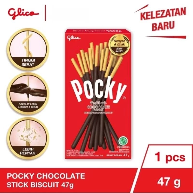 

Glico Pocky Stick Biscuit 40g/45g/47g