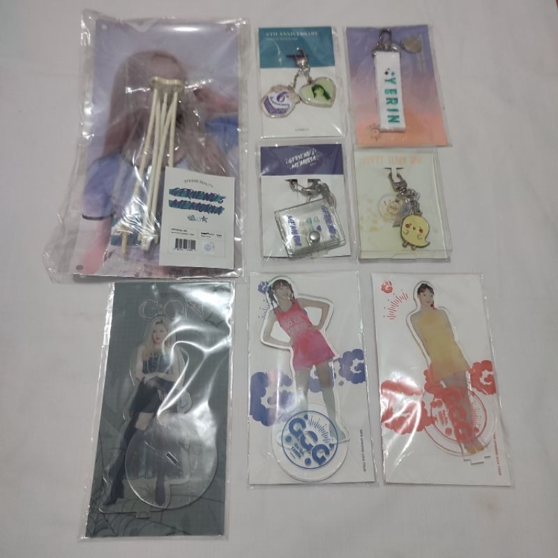 GFRIEND YERIN official goods acrylic stand keyring photo banner