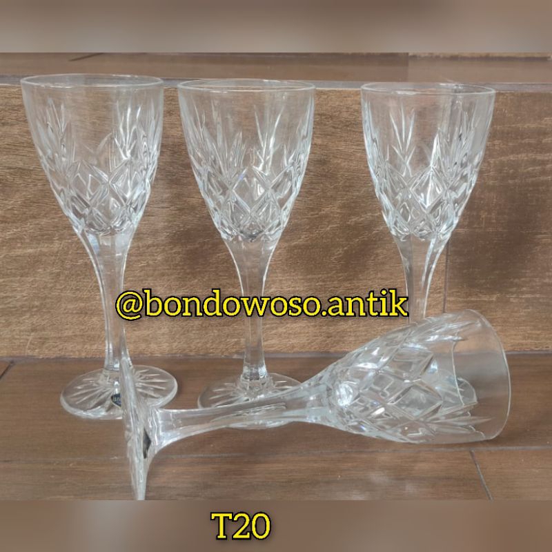 Gelas Bohemia Crystal, Czech (1)