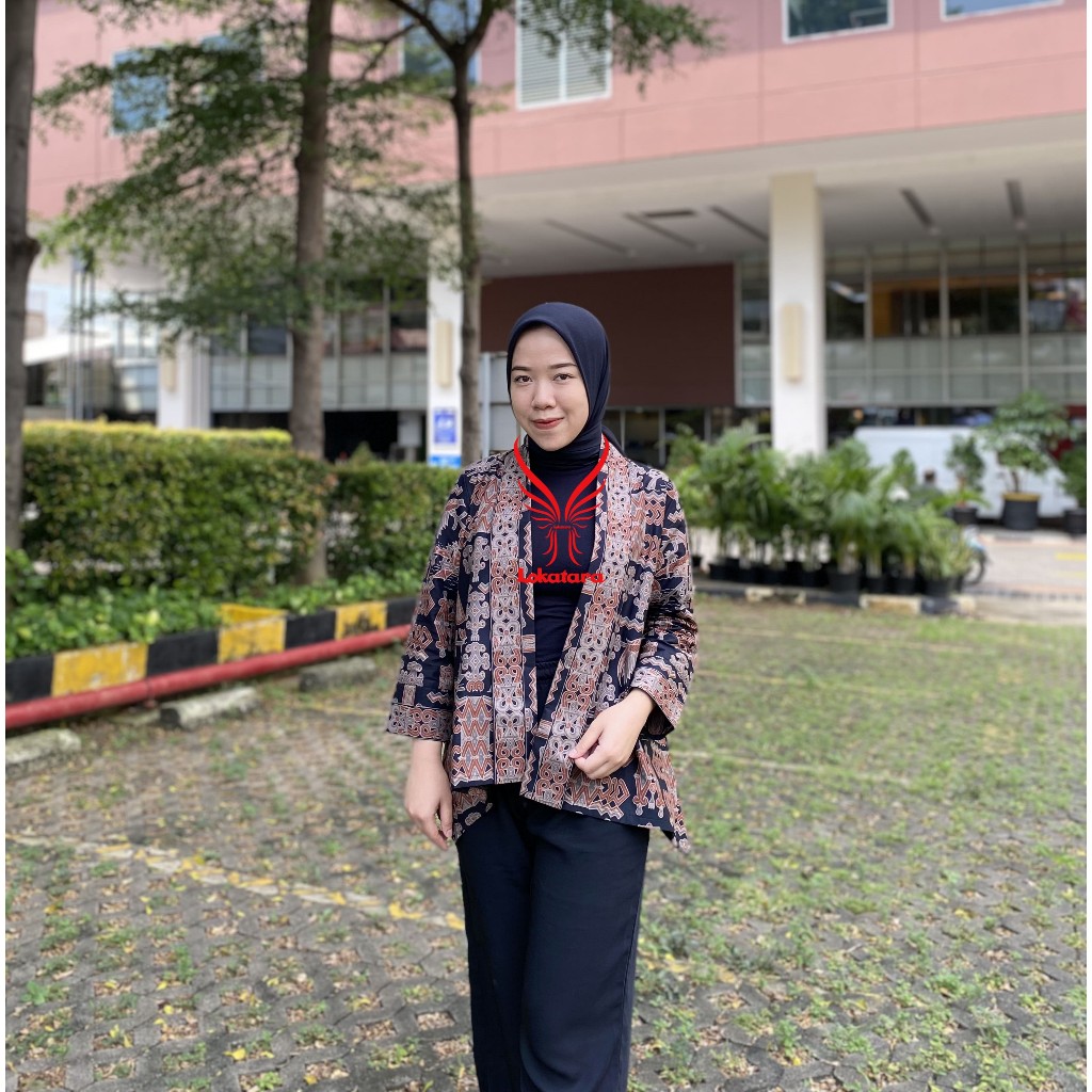 Outer Papua Blus Outer Batik Wanita