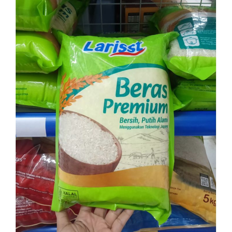 

Beras Larisst 5kg/Beras Larisst premium 5kilogram