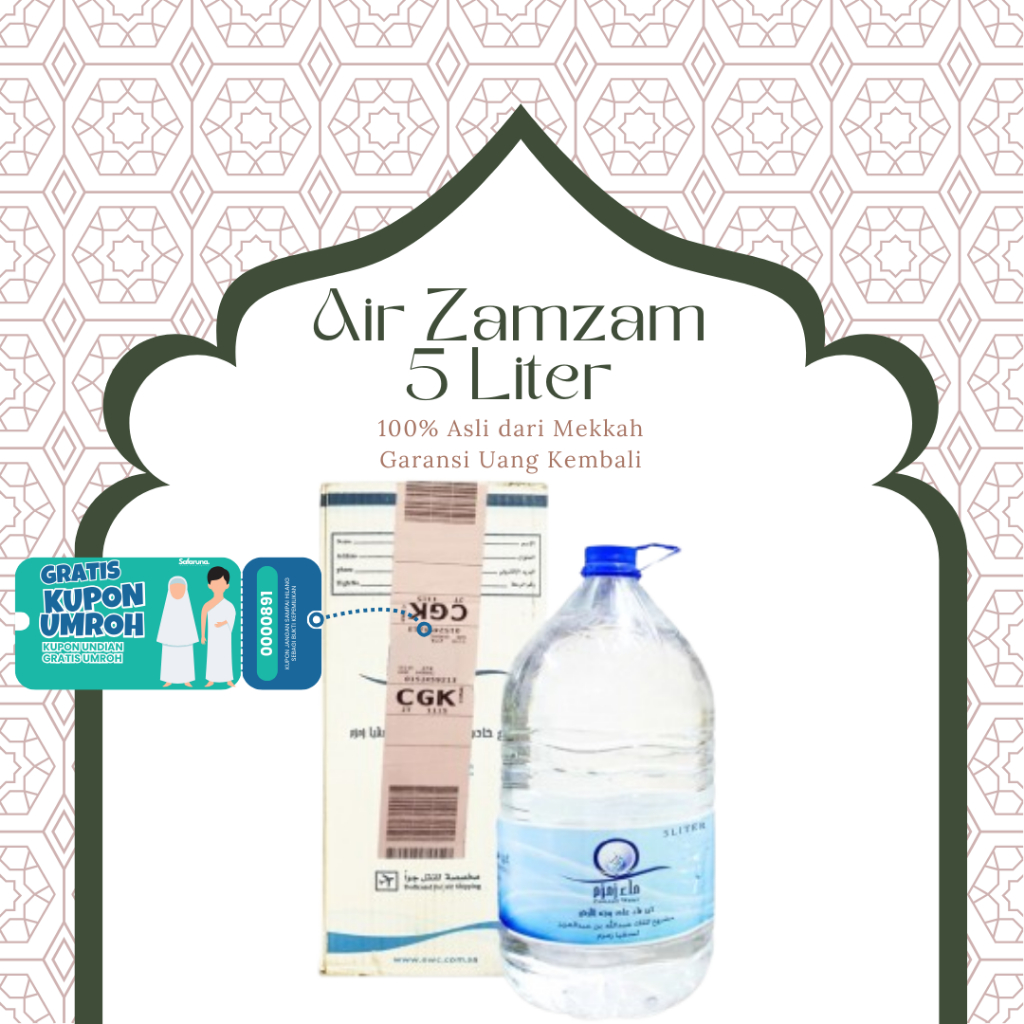

AIR ZAM ZAM 5 LITER ASLI 100℅