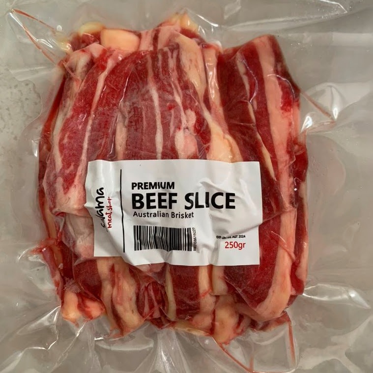 

SALAMA Premium Beef Slice Australian 250gr | Daging Sapi Slice untuk Shabu Yakiniku
