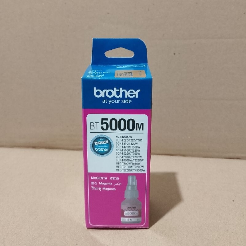 Tinta Brother Original BT5000 Magenta  For Printer  DCP-T300 DCP-T500W DCP-T700W DCP-T800W