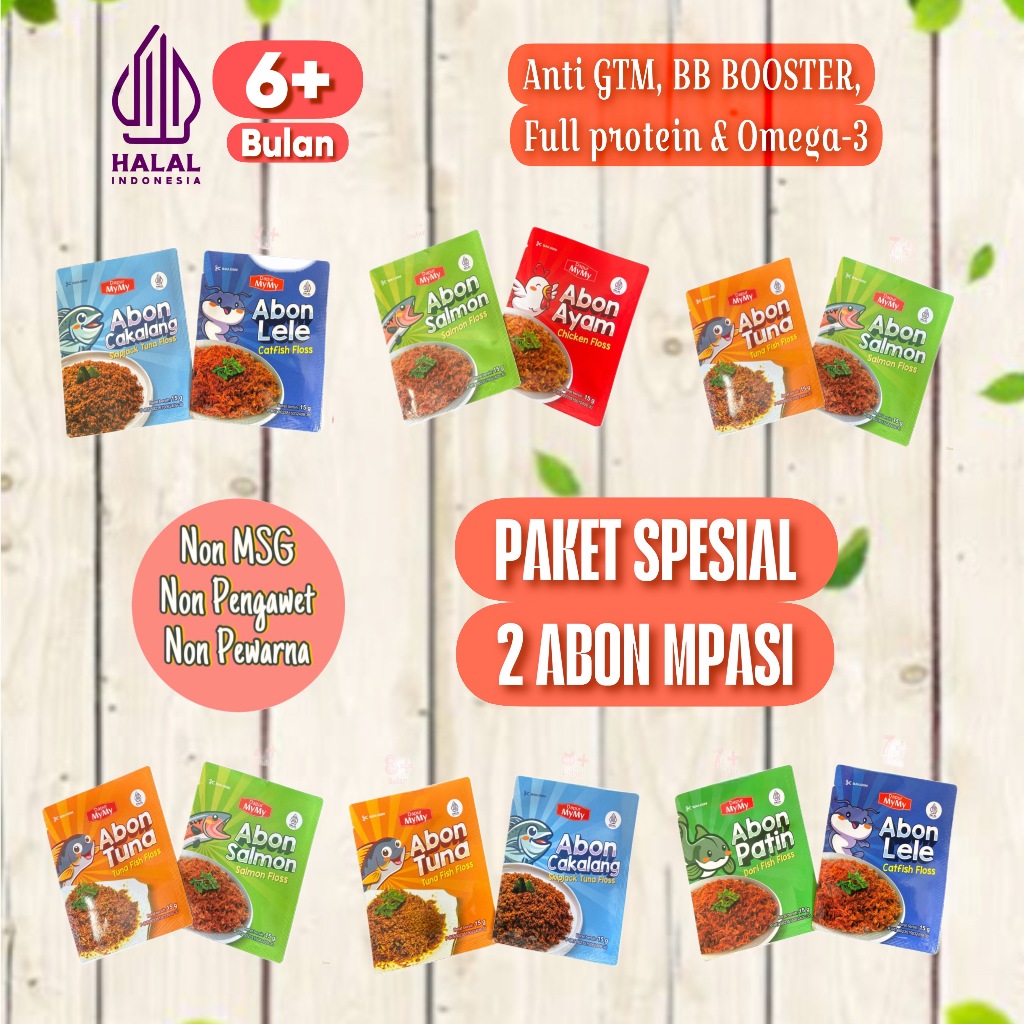 

PJ- PROMO Hemat Seru 2 Dua Abon MPASI Abon Bayi 8 bulan Non MSG