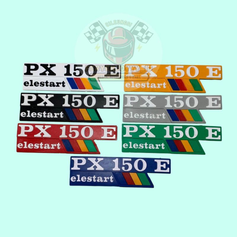KARET EMBLEM TEPONG SAMPING VESPA PX150E ELESTART VESPA PX EXCLUSIVE EXCEL PX