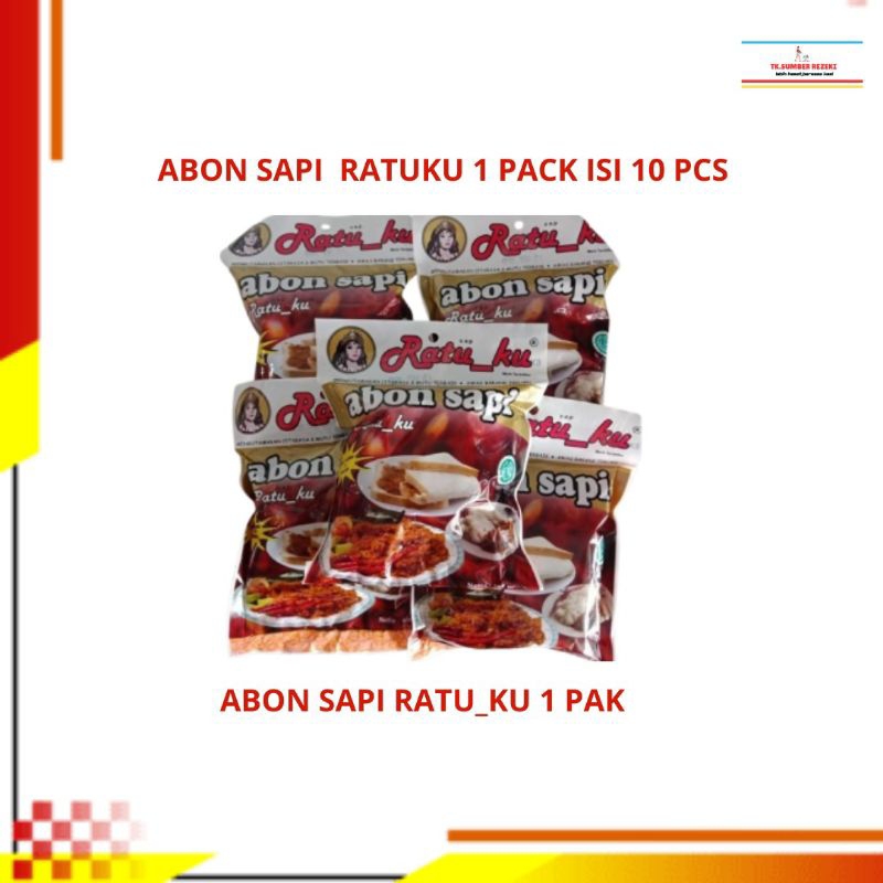

Abon Sapi Ratu_Ku 100 Gram 1 Pack Isi 10 Bungkus PROMO MURAH
