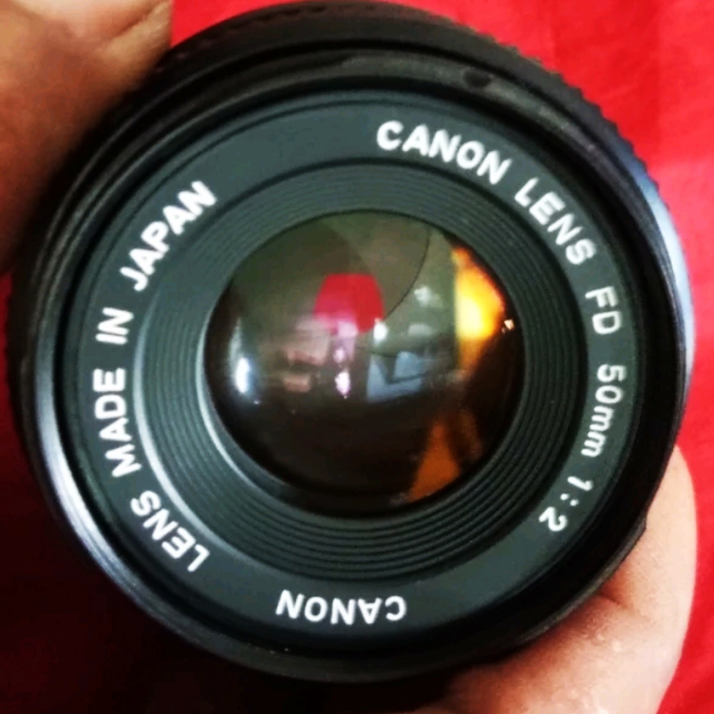 Lensa Manual canon FD 50MM F2