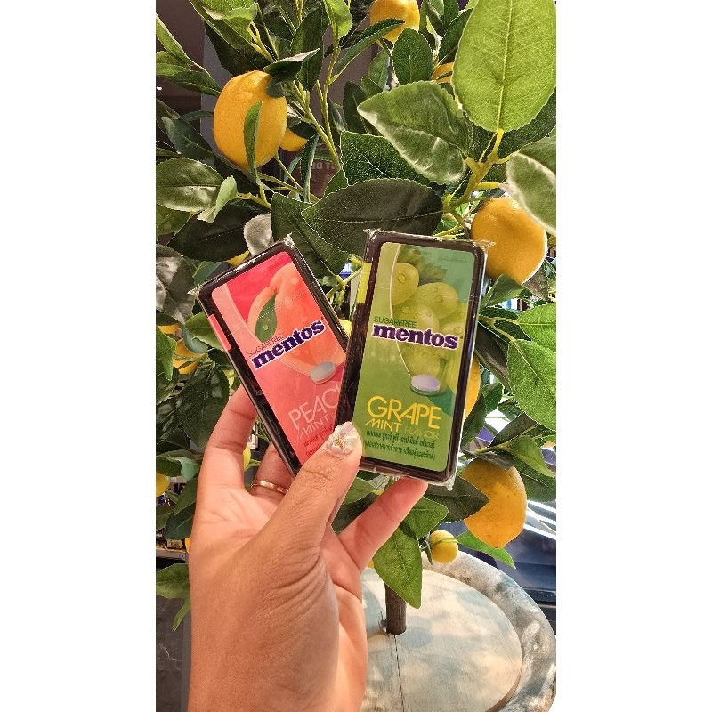 Mentos New / Ready Mentos Peach Minth / Mentos Grape / Mentos Anggur / Mentos Peach