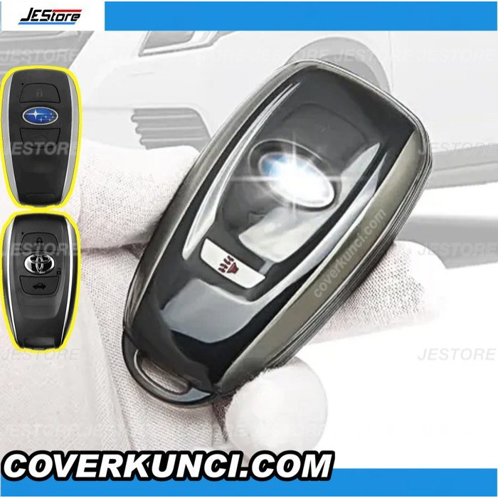 BRZ GR86 Cover Kunci Casing Remote Kunci SUBARU TOYOTA Transparan TPU 2C Kondom GR86 BRZ Sarung Smar