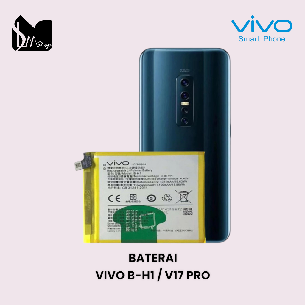 BATERAI VIVO B-H1 | V17 PRO | Batre Batrai Baterai | ORIGINAL