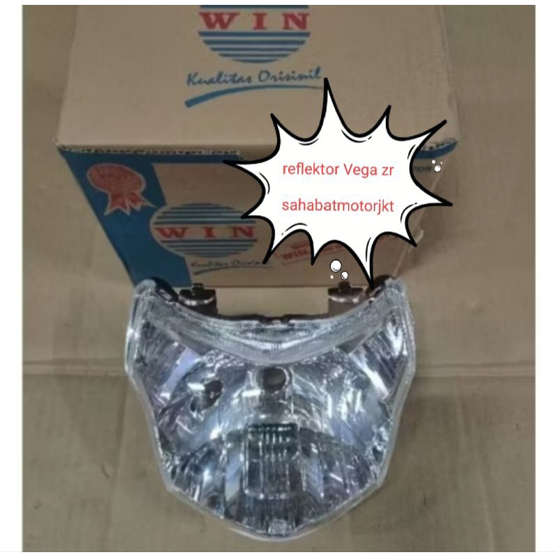 reflektor lampu depan Vega ZR original WIN