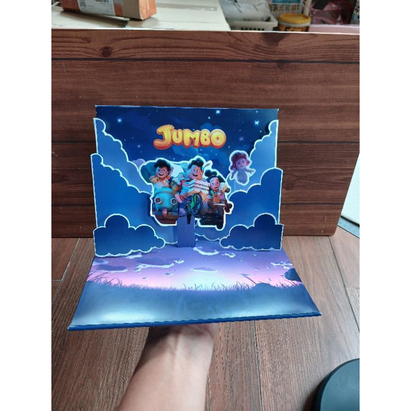 

Custom Pop Up card Ukuran A3 (sudah dirangkai) kalau dilipat ukuran A4