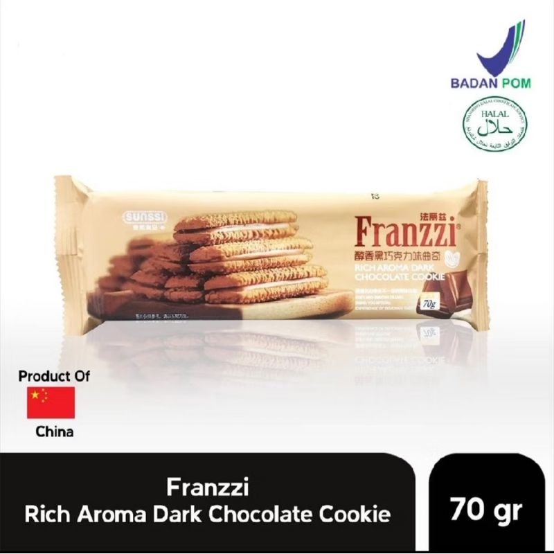 

Franzzi Dark Chocolate Flavor Cookies (70 Gr)