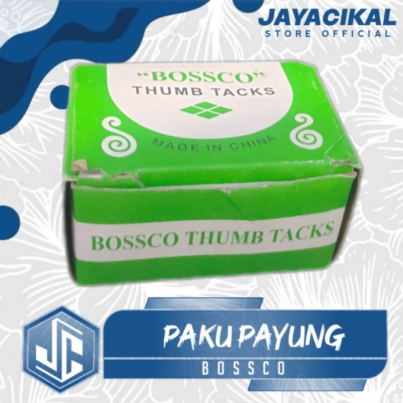 

BOSSCO Thumb Tacks / Paku Payung Serbaguna