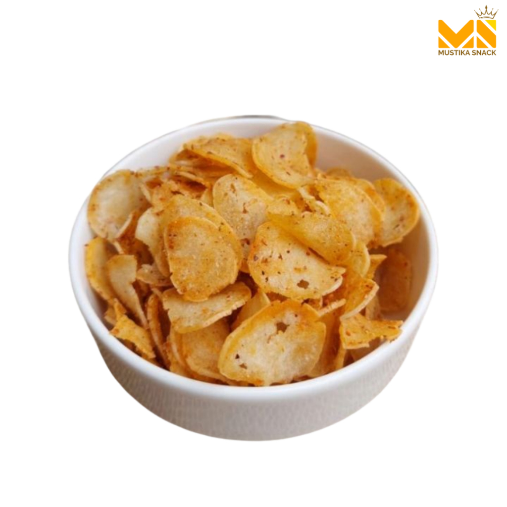 

Keripik Moring Bawang Pedas Gurih Nampol 200gr