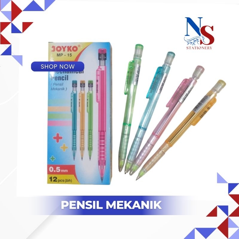 

joyko pensil mekanik - joyko pensil otomatis mekanik - isi reffil