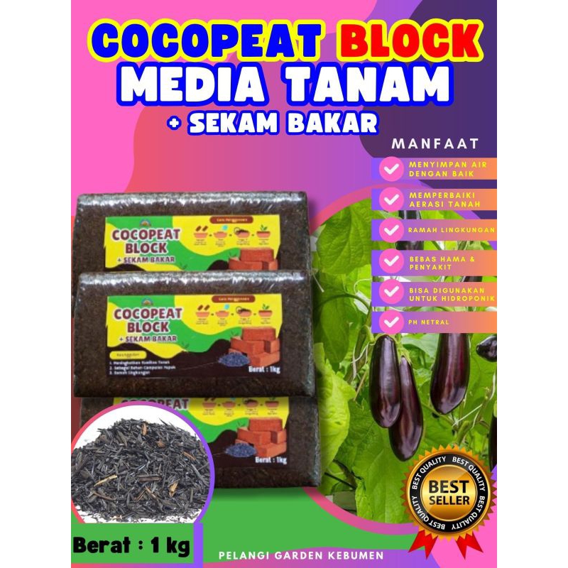 TERBAIK  Cocopeat Asia Tani, Cocopeat Alas Hamster, Cocopeat Block
