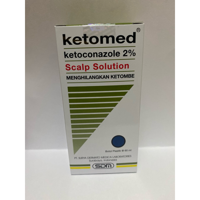 Ketomed Shampo Scalp Solution 60ml ( Ketoconazole 2% Anti Ketombe )