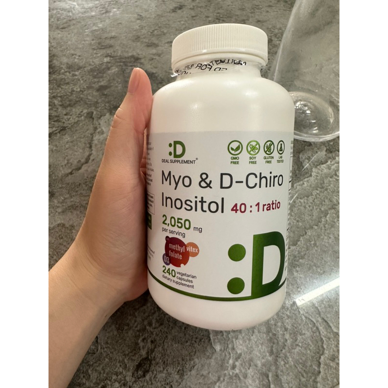 deal supplement myo & d chiro inositol myoinositol myo inositol