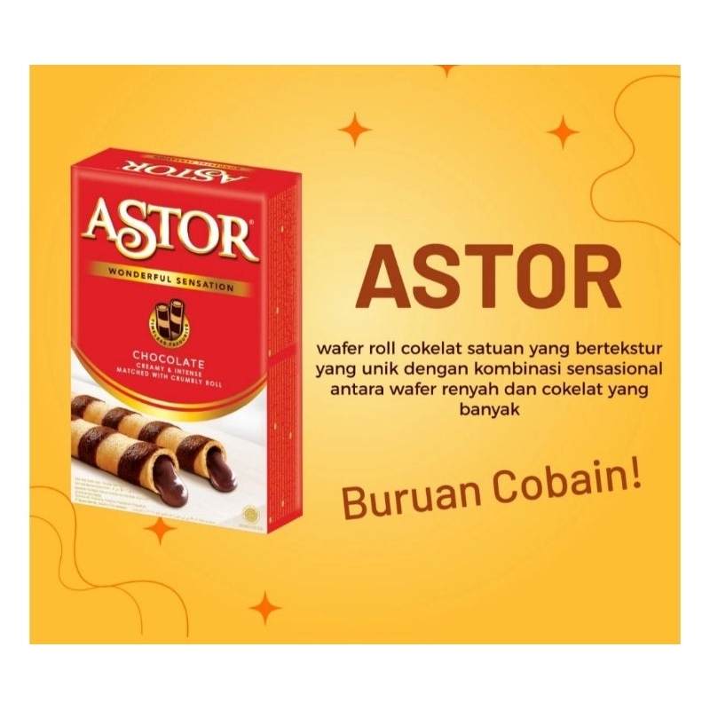 

Astor Chocolate Wafer Stick (80 Gr)