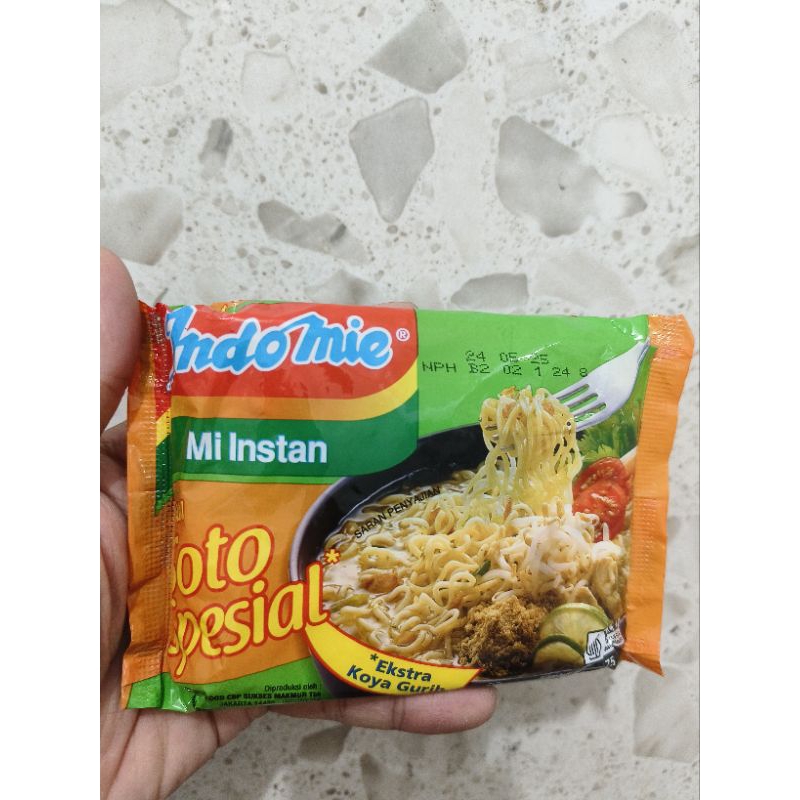 

Indomie Soto Spesial Kemasan 75 Gram