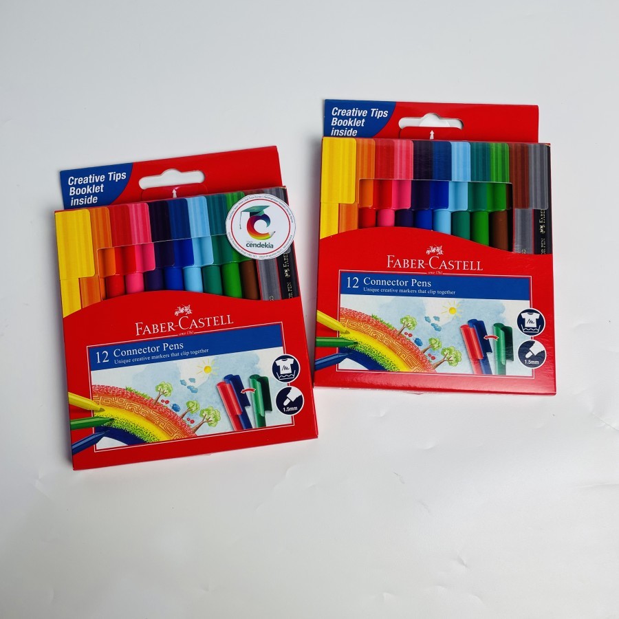 

Spidol / Connector Pens Spidol FABER CASTELL 12 warna