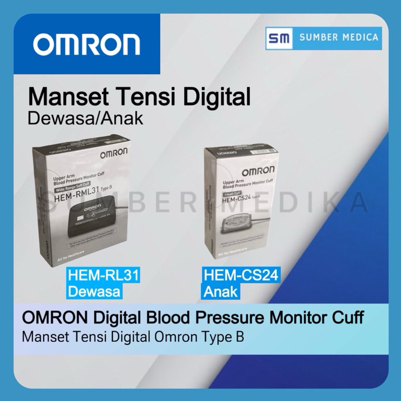 Manset Tensi Digital OMRON Dewasa/Anak