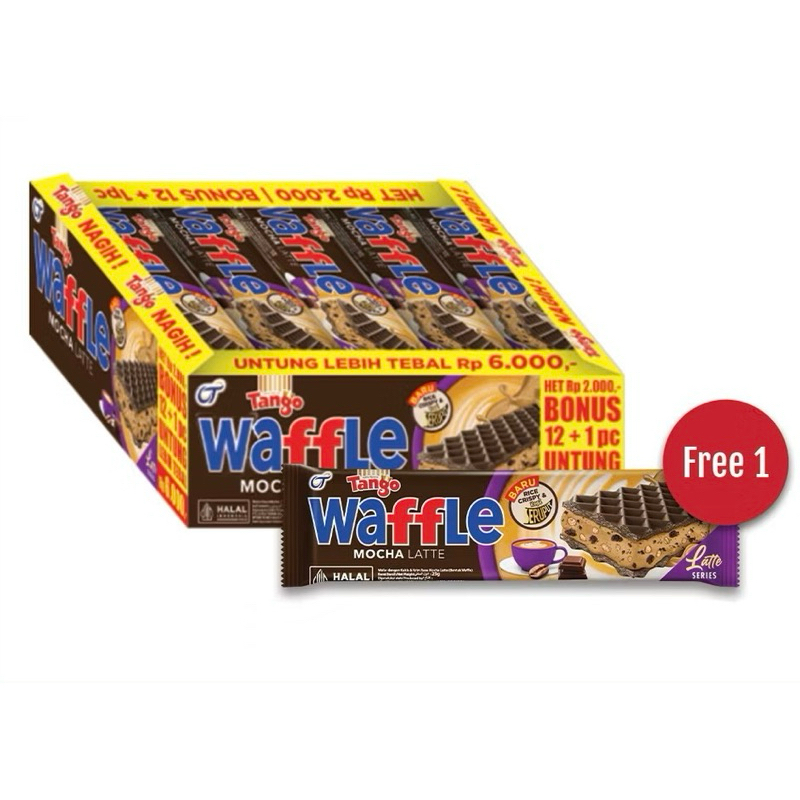 

Tango Waffle ChocoHazelnut/AvocadoLatte/MoccaLatte 25gr 12+1