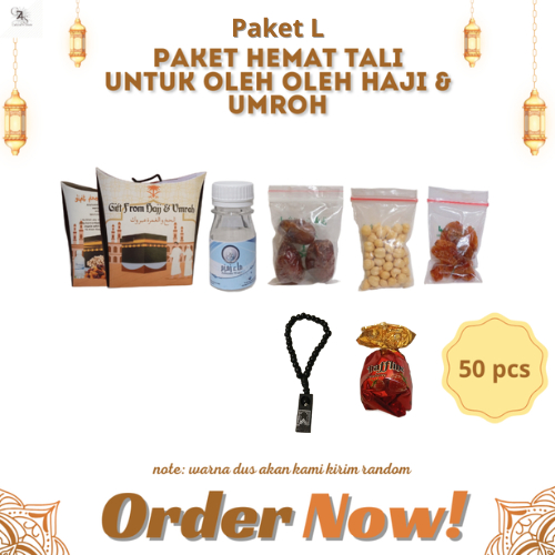 

paketan hemat tasbih+coklat turki tali untuk oleh oleh haji dan umroh 50 pcs (isi air zamzam 50 ml)
