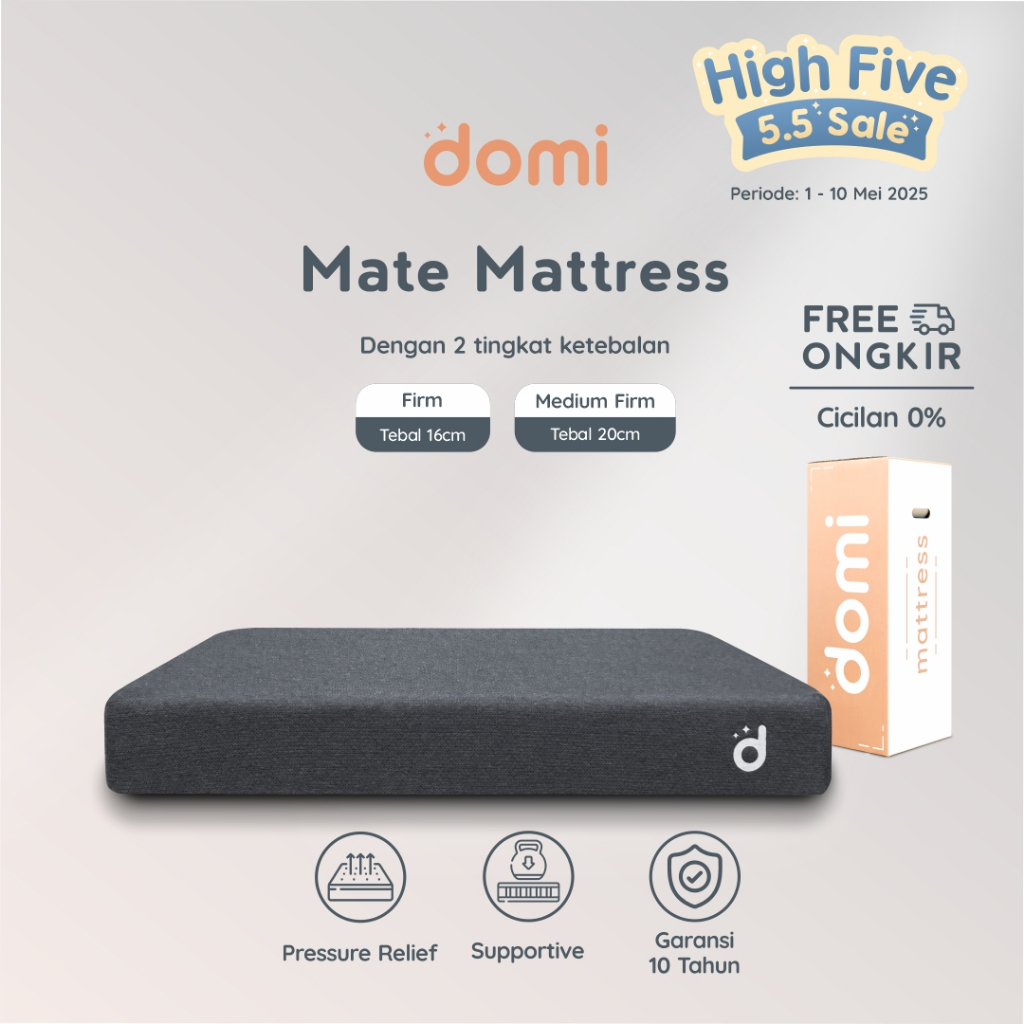 Domi Mate Mattress - Supportive Foam Mattress / Kasur Busa