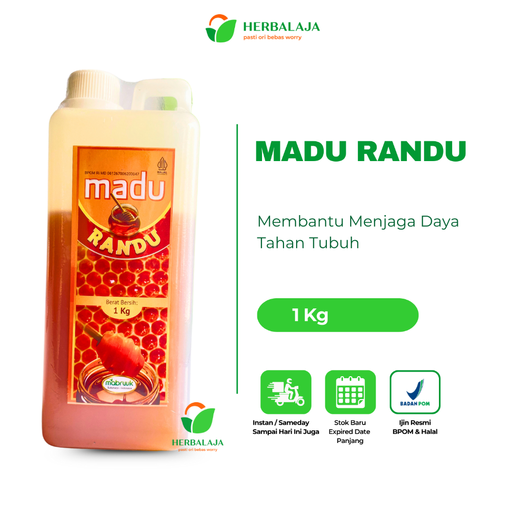 

Madu Randu Murni - Madu Asli Randu Tanpa Campuran 1kg