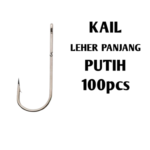 [KODE HNMKZ] Kail Pancing KEY KONA 100Pcs Leher Panjang