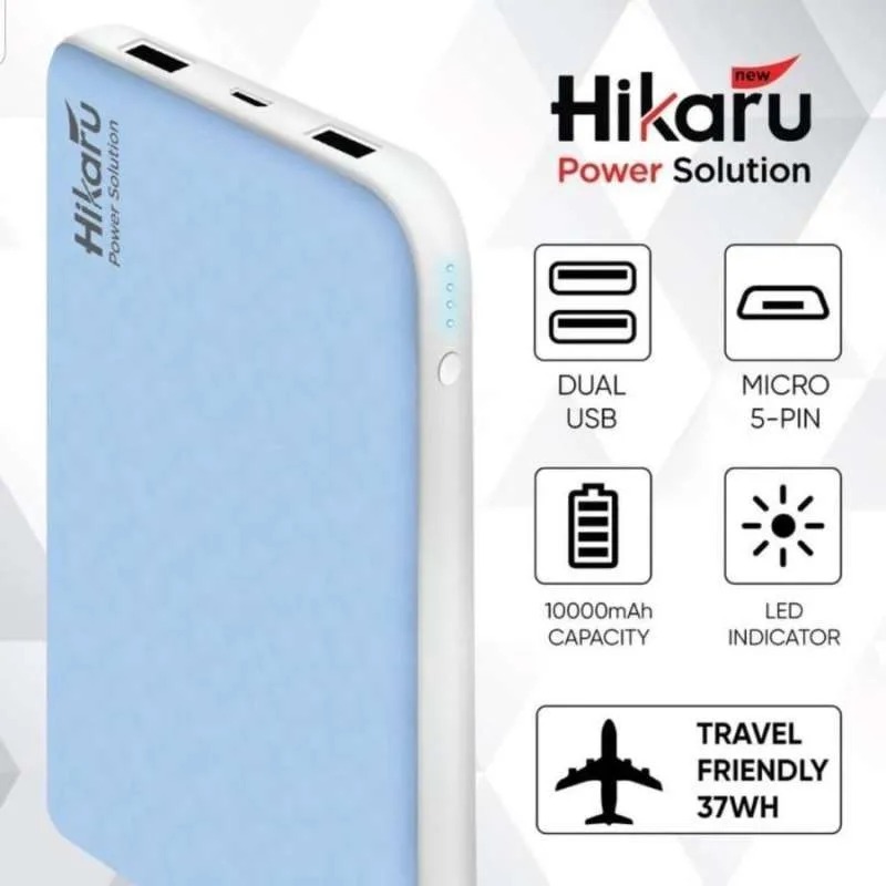 POWER BANK HIKARU PACK LITE 10K