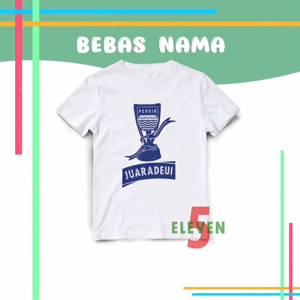 KAOS ANAK PERSIB JUARA / BAJU ANAK PERSIB JUARA BISA TAMBAH NAMA