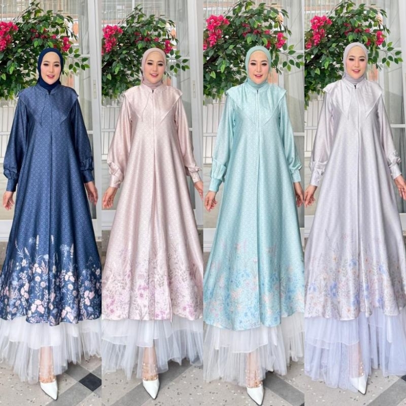 QIANA 2 DRESS BY GLAMZ / GAMIS PESTA SILK