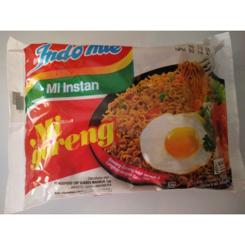 

Indomie Mie Goreng Instan Kemasan 85 Gram
