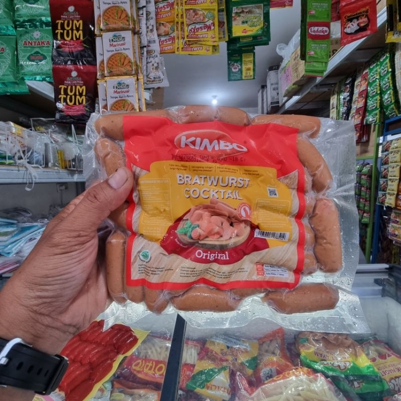 

Kimbo Sosis Cocktail Sapi & Ayam isi 27pcs 450g