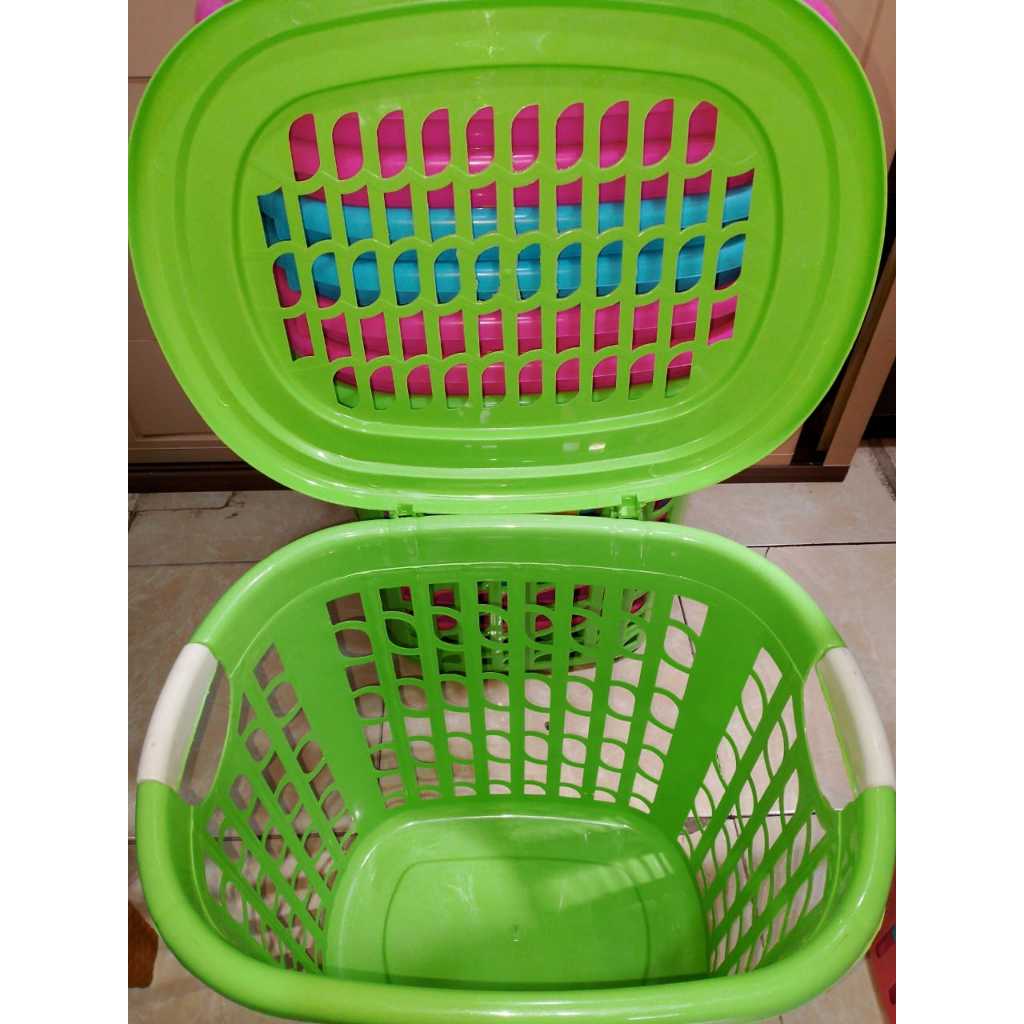 KERANJANG PAKAIAN LUXIO / KERANJANG SERBAGUNA / KERANJANG PLASTIK BAJU KOTOR