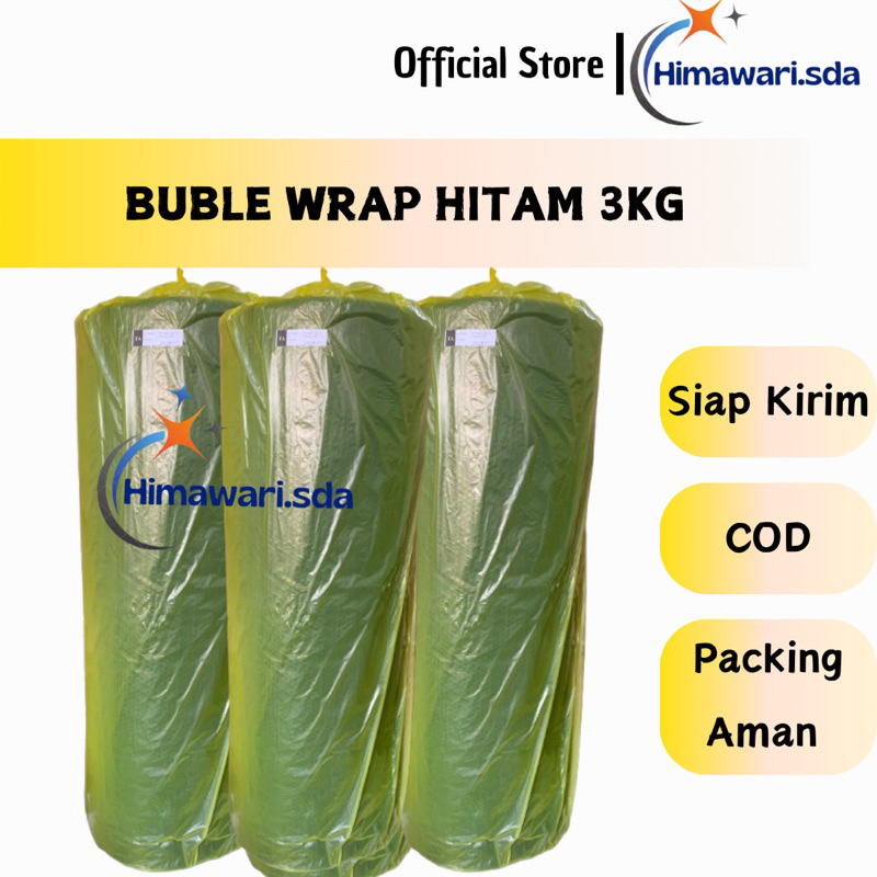 

Bubble Wrap hitam 3Kg Buble Wrap hitam roll 3Kg tanpa core