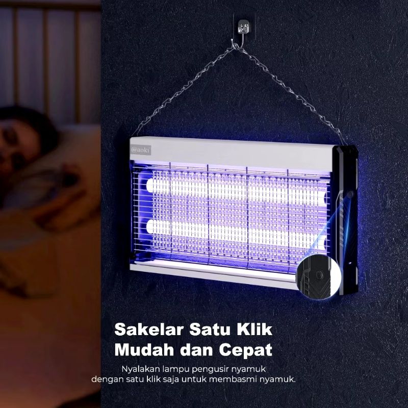 lampu pembunuh nyamuk elektrik