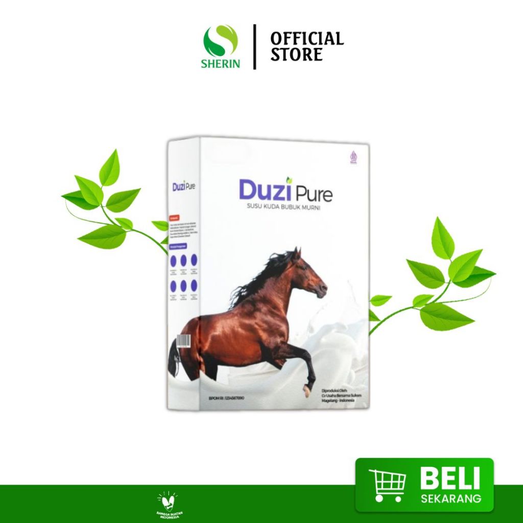 

DUZI PURE 200gram - Susu Kuda Murni | Atasi masalah tulang, sendi dan pernafasan | BPOM