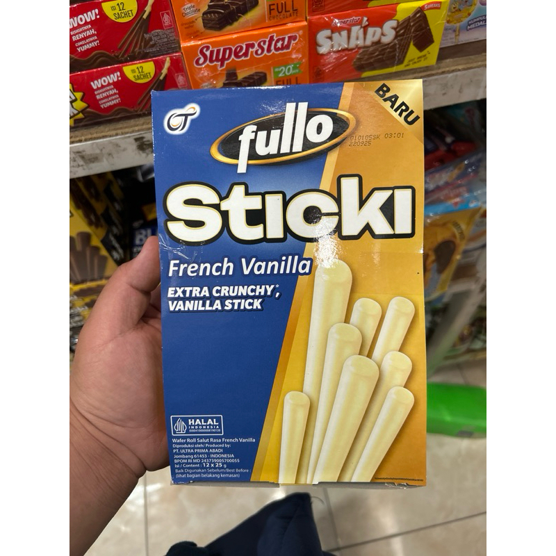 

FULLO STICKI vanilla box 12x25gram