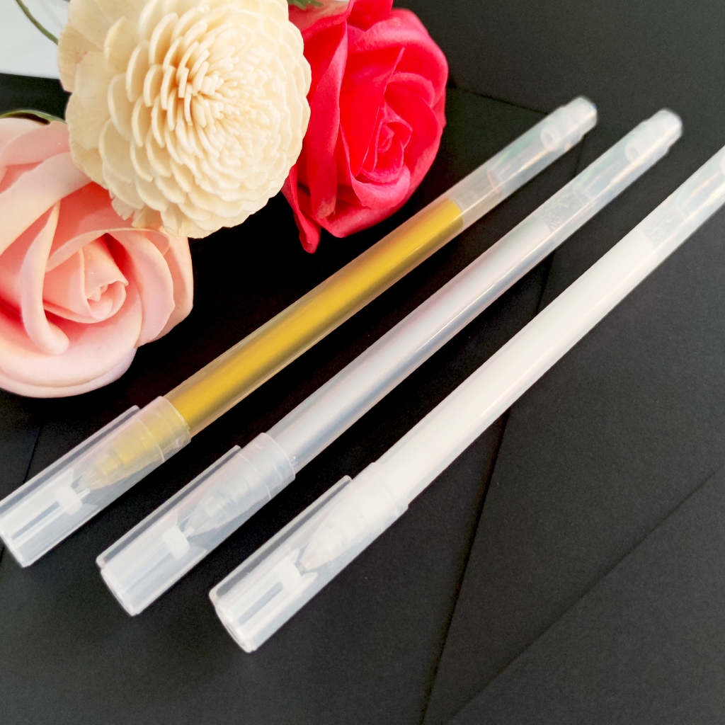 

Pulpen Gel Berwarna | Gel Pen Gold Silver White