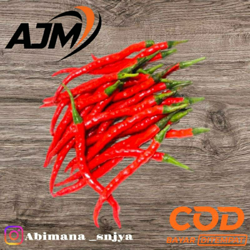 

Cabe merah keriting fresh 500gr.